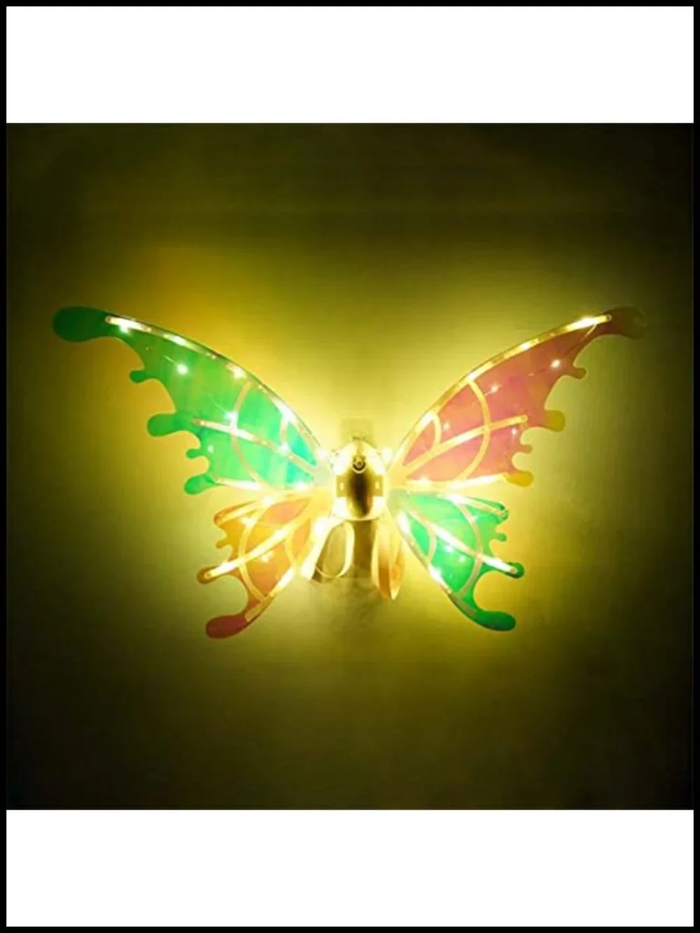 Glowing Fairy Wings LED Butterfly Costume Accessory for Girls Women Party